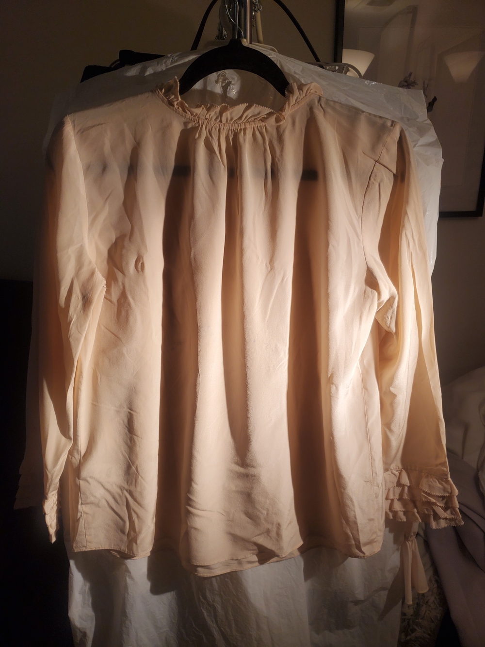 Rebecca Taylor Light Pink Ruffled Chemise - Picture 2 of 4
